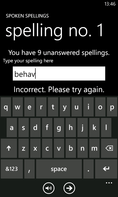 Incorrect Answer